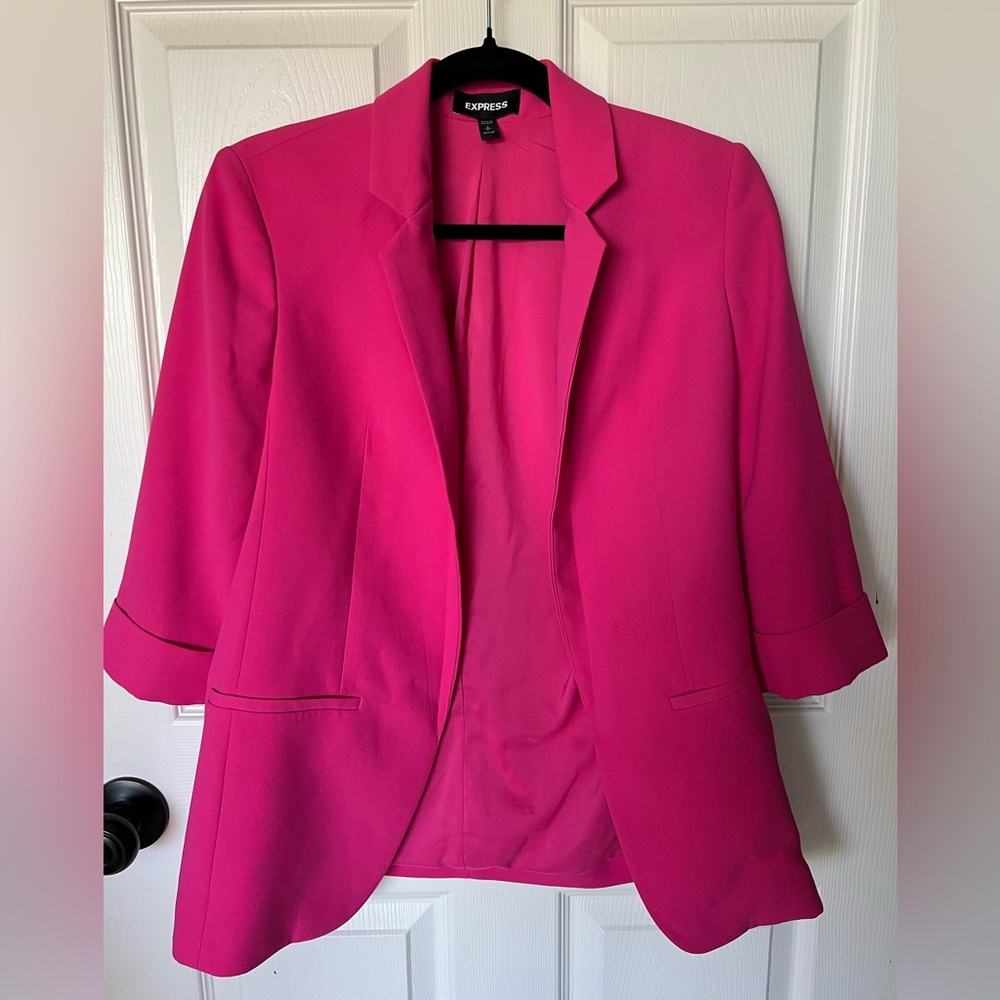 Express Pink Blazer Size S petite